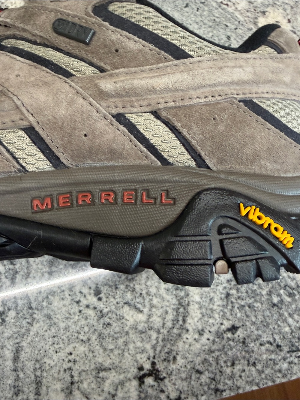 Merrell Men’s Brown, Black and Tan Trail Shoes - Picture 2 of 5